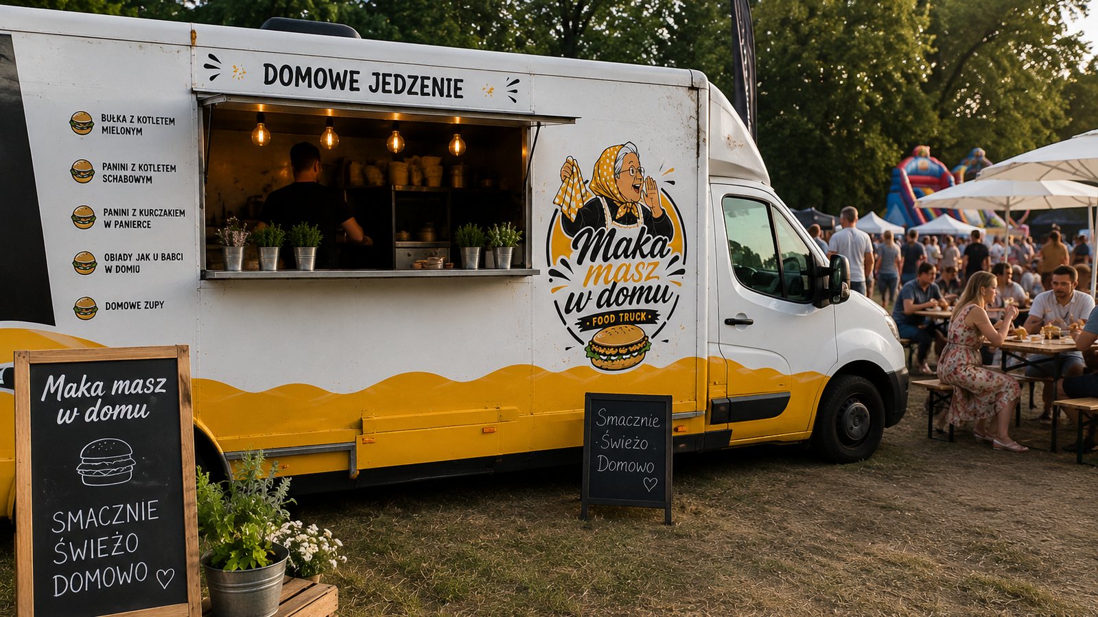 Food truck Maka masz w domu widoczny w całości